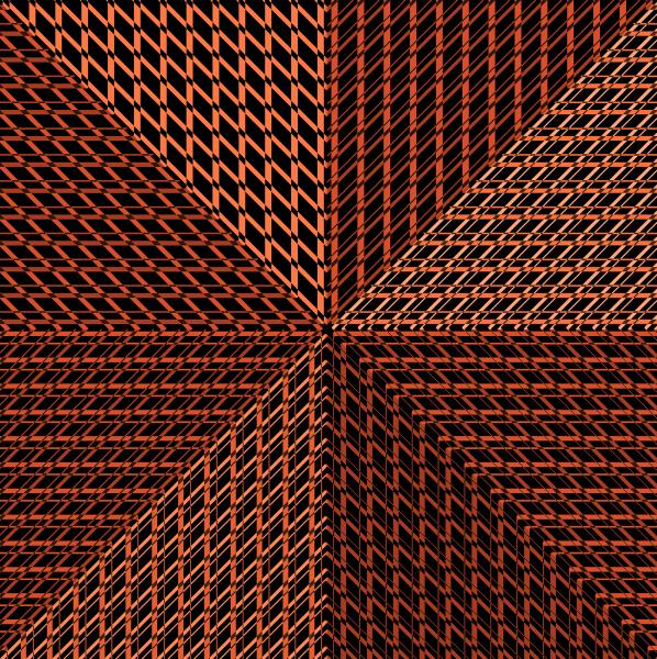 Digital Fabric Rust by David Mark Lane 