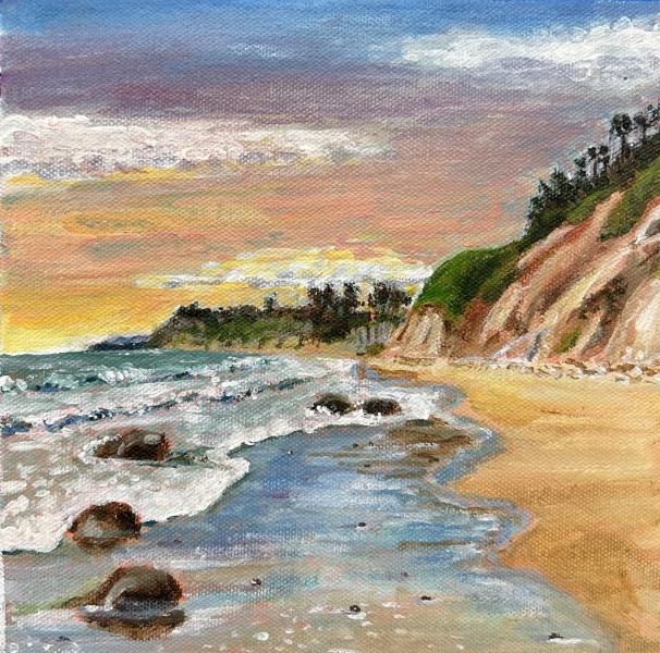 Scene of a beach