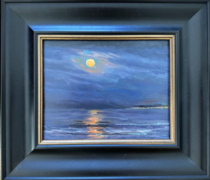 Moonset Sketch by Thomas Van Stein